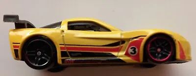Buy Hot Wheels Yellow Corvette C6-R Diecast Car Pre-owned • 1.85£