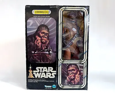 Buy **vintage Star Wars | Chewbacca Large Doll 12  | Kenner | 1978 | Boxed** • 325£
