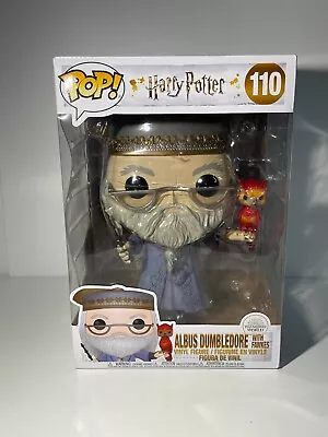 Buy Funko Pop! Movies Harry Potter Albus Dumbledore With Fawkes 10  Inch #110 • 33.99£