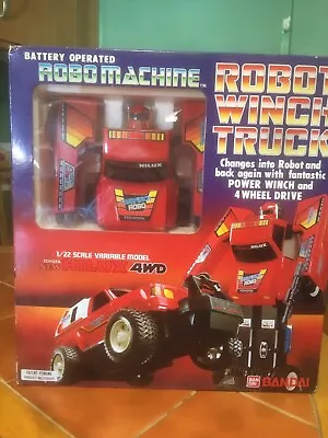 Buy ROBO MACHINE WINCH TRUCK BANDAI BOXED Never Been Used • 13.05£