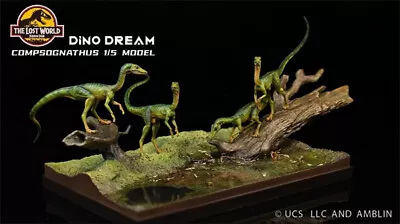 Buy Dino Dream Jurassic Park The Lost World Compsognathus 1/5 Resin Statue Figure • 318.36£