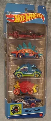 Buy Hot Wheels 5 Car Pack  Street Beasts HLY77 New & Sealed • 13.99£