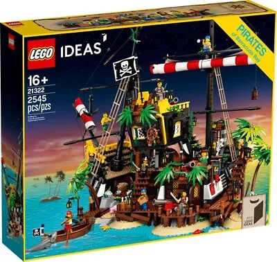 Buy Lego Ideas Pirates Of Barracuda Bay 21322 NEW & SEALED, Retired Set 2545 Pieces • 375£