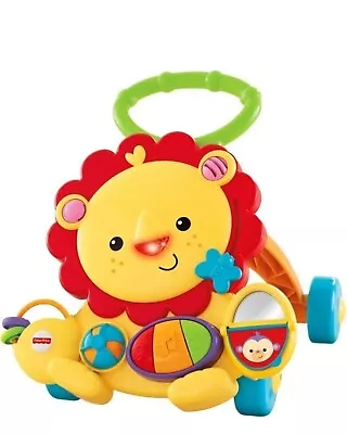 Buy Fisher-Price Musical Lion Walker - 8 Different Hands-on Activities Lights, Sound • 9.99£
