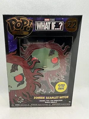 Buy Funko Pop Pin Marvel What If Zombie Scarlet Witch 22 Collectable With Stand NEW • 12.99£
