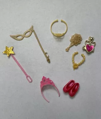 Buy Barbie Rapunzel Mask Village Girl Princess Crown Shoes Magic Wand Accessories • 16.44£