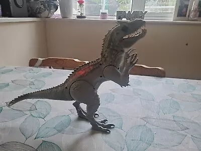 Buy Jurassic World Indominus Rex 20” Electronic Dinosaur Toy Hasbro Light Up Roaring • 9.99£