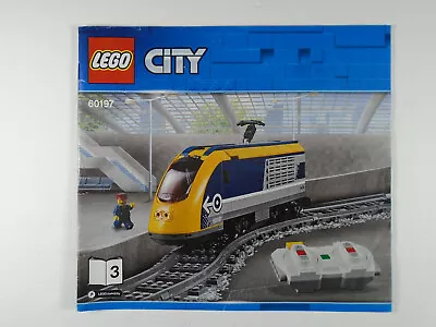 Buy Lego 60197 Passenger Train Instruction Book 3 Only – In Very Good Condition • 1.59£