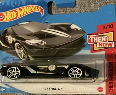 Buy Hot Wheels 2021 '17 Ford Gt *154/250 Hw Then And Now *7/10 Gtc78 Black New Seal • 8.09£