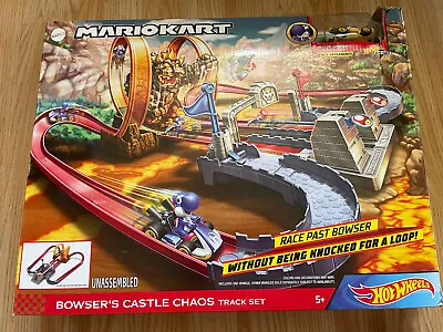 Buy Hot Wheels Mario Cart Bowsers Castle Chaos Track Set (complete) • 35£