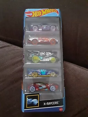 Buy New HOTWHEELS 2023  X Raycers 5 Pack Inc Cosmic Coupe , Electrack, Nerve Hammer • 9.49£