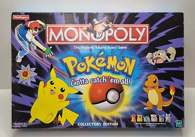 Buy Pokemon Monopoly Collectors Edition Hasbro 1999 - Complete • 49.99£