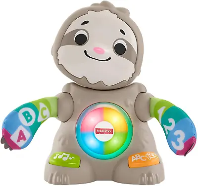 Buy Fisher-Price GHR18 Linkimals Smooth Moves Sloth, Baby Toy With Music & Lights, • 24.17£