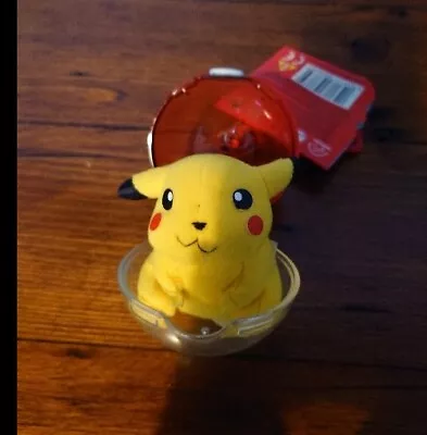 Buy Limited Edition Hasbro Pikachu Soft Toy With Pokeball (2000) • 8£