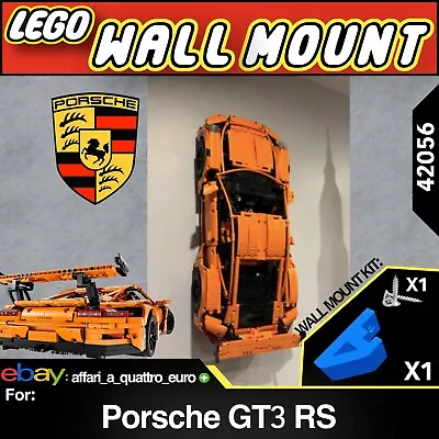 Buy Lego 42056 Porsche Gt3 Rs Car 3d Printed Wall Mount Wall Mount Support Kit • 9.21£
