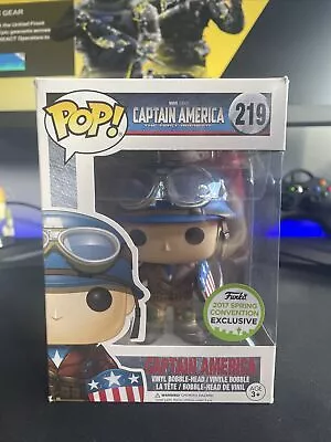 Buy Funko Pop Captain America 2019 (WWII) Damaged Box 2017 Scce • 35£