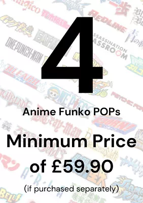 Buy Funko POP Mystery Box - Random 4 Genuine Anime Funko POP With Protectors • 27.45£