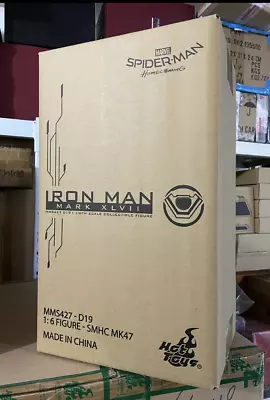 Buy In Stock Hot Toys MMS427D19 Spider-Man: Homecoming 1/6 Iron Man Mark XLVII 47 • 375£