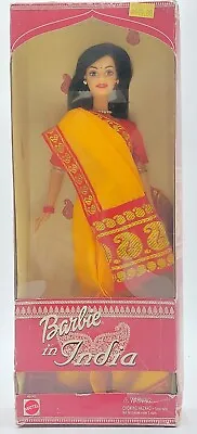 Buy 2002 Barbie In India Dolls In Yellow & Red Sari / Mattel 49143, NrfB, Original Packaging • 92.08£