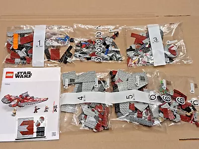 Buy LEGO STAR WARS 75362 Ahsoka Tano's T6 Shuttle Parted Set New - No Minifigures • 22.99£