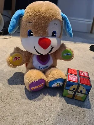 Buy Fisher-Price Laugh & Learn Puppy's Activity Cube Toy And Puppy Toy Bundle • 5.99£