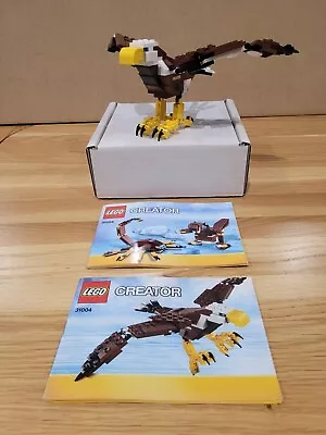 Buy LEGO CREATOR 3 In 1: Fierce Flyer (31004) Eagle 100% Complete Excellent Conditio • 14£