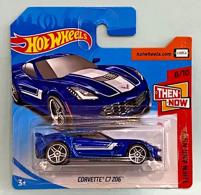 Buy Hot Wheels - Corvette C7 Z06 - Blue - Short Card  - (b) • 3£