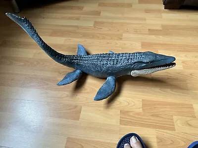 Buy Jurassic World Real Feel Mosasaurus Action Figure - Multicoloured (FNG24) • 12£