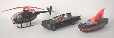 Buy Original Vintage Corgi Batman Gift Set 40 Batmobile Bat Boat Batcopter Unboxed • 50£