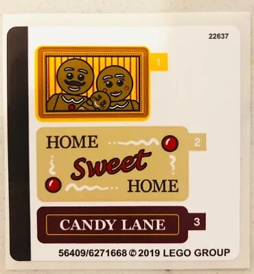 Buy LEGO STICKER SHEET For 10267 Gingerbread House New & Genuine • 7.56£