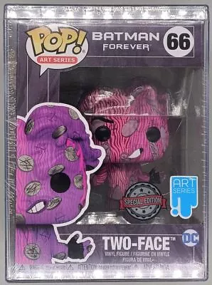 Buy #66 Two-Face Art Series Funko POP With Hard Stack Protector • 19.99£