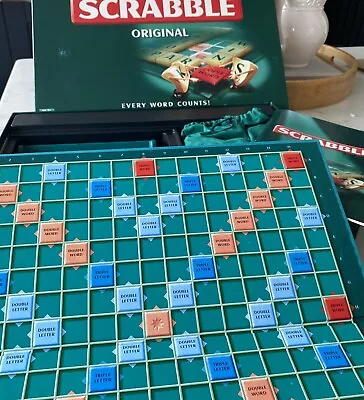 Buy Scrabble Original Family Board Game Mattel 100% Complete 2000 Games Night • 5£