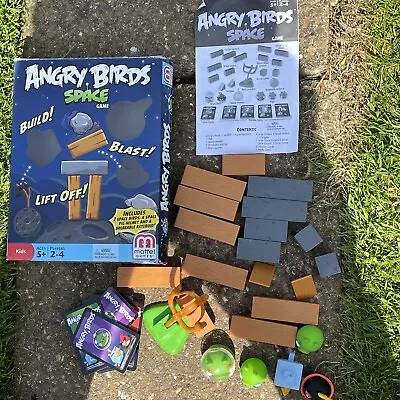 Buy 2012 Mattel Angry Birds Space Game 95% Complete With Figures And Cards • 14.95£
