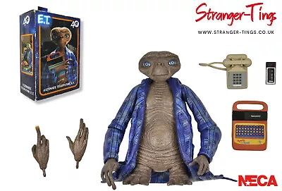 Buy NECA E.T. 40th Anniversary ET Ultimate Telepathic Action Figure New And Genuine • 42.99£