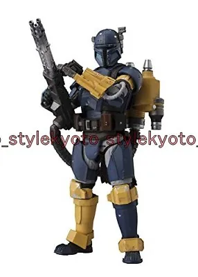 Buy BANDAI S.H.Figuarts Star Wars Heavy Infantry Mandalorian Action Figure 09878 JPN • 118.09£
