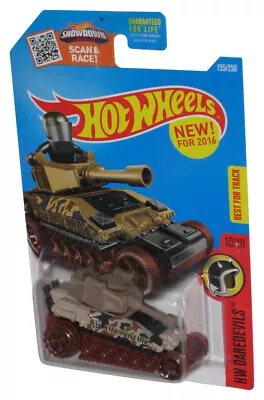 Buy Hot Wheels HW Daredevils 10/10 (2016) Tan Tanknator Toy 155/250 • 17.38£