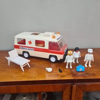 Buy Playmobil System Ambulance Vintage 1977 With Figures And Accessories  • 12.99£