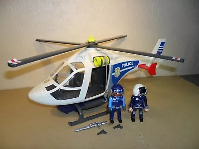 Buy PLAYMOBIL POLICE HELICOPTER 6921  COMPLETE (Working Search Light,Figures) • 16.99£