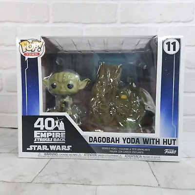 Buy Dagobah Yoda With Hut 11 Funko Pop Star Wars 40th Anniversary Empire Strikes Bac • 24.95£