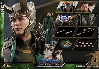 Buy Avengers: Endgame Movie Masterpiece Series PVC Action Figure 1/6 Loki 31cm • 239.39£