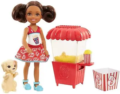 Buy Barbie Club Chelsea Doll And Popcorn Playset FHP68 • 14.99£