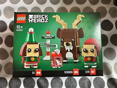 Buy LEGO BRICKHEADZ: Reindeer, Elf And Elfie (40353) • 9.99£