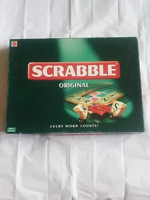 Buy Mattel Scrabble Original  Word Game  2003 Edition. Complete • 5.49£