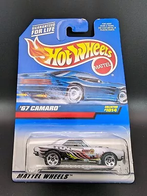 Buy Hot Wheels #1014 '67 Chevy Camaro Silver Muscle Car Vintage 1999 Release L38 • 6.95£