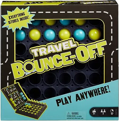 Buy Mattel Games Travel Bounce-Off, Portable Kids Game For 5 Year Olds And Up, Multi • 15.15£