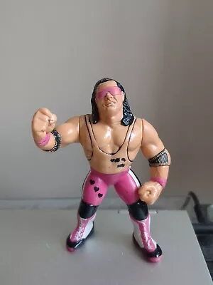 Buy WWF Bret Hart Action Figure 1991 Titan Sports Inc Hasbro Collectible Kids Toy • 9.97£