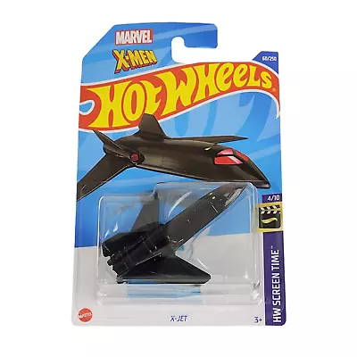 Buy Rare Hot Wheels Marvel X-Men X-Jet (Black) On Long Card (4/10) - New • 11.99£