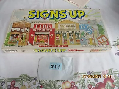 Buy Signs Up. 1981 Parker Brothers Board Game Vintage • 8.99£
