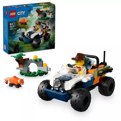 Buy LEGO City 60424 Jungle Explorer ATV Red Panda Mission Age 6+ 92pcs • 11.95£