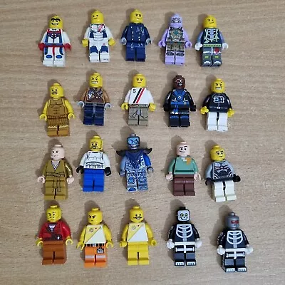Buy Lego Minifigure Bundle 20 Different Minifigures Mixture Of Male & Female Figure • 18.99£